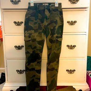 Camo cargo pants